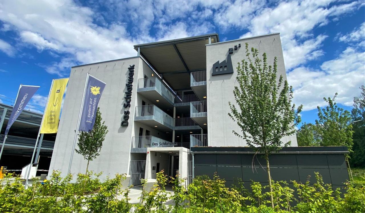 Das Schlafwerk Stuttgart-Nord Volldigitales Hotel-Self-Check In - Keine Rezeption-Lowbudget-Cashless Korntal-Muenchingen Ngoại thất bức ảnh